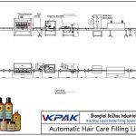 Automatic Hair Care Filling Line خط پر کننده خودکار مو