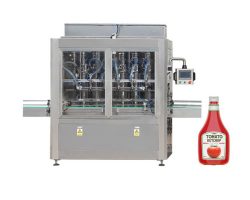 بسته بندی پر کننده گوجه فرنگی رب گوجه فرنگی